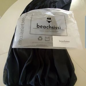 Bikini bottom with sheer skirt sz L